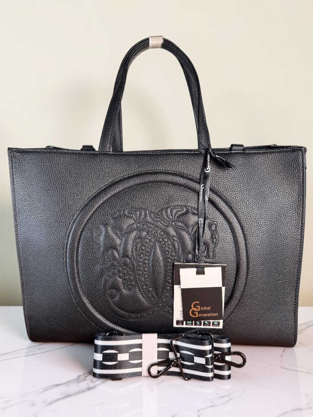 Sharif Global Generation Black Laptop Business Tote New With Tags